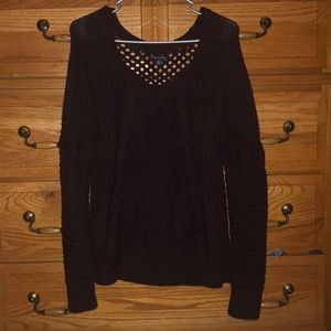 American Eagle cable knit sweater